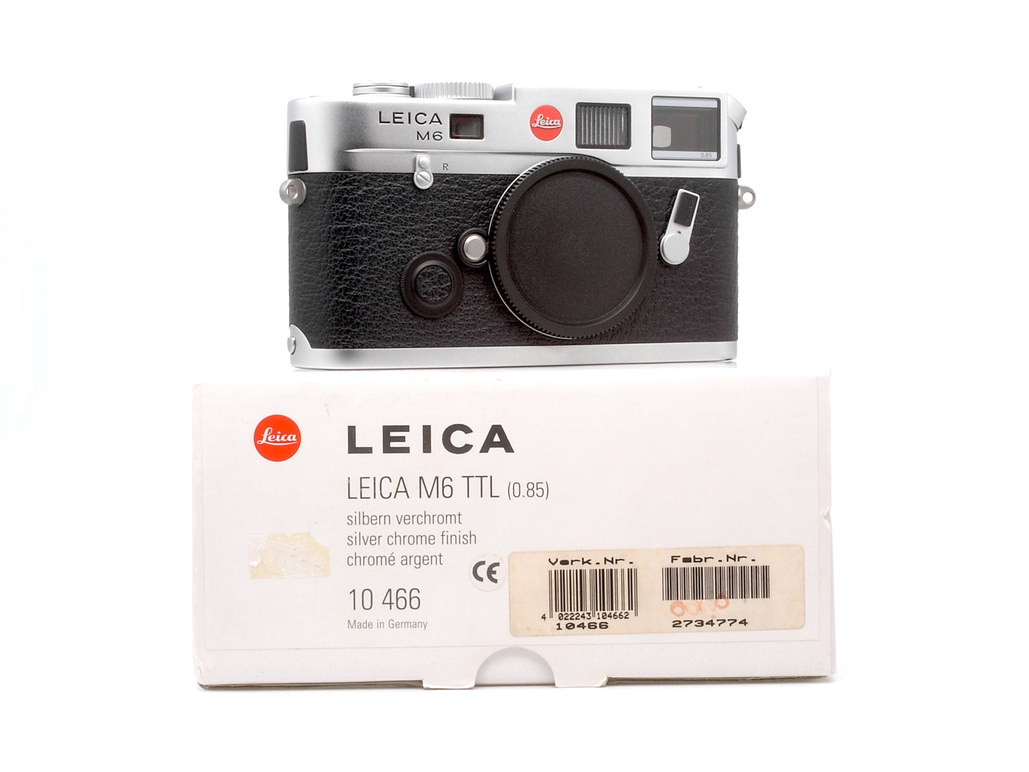 Leica M6 TTL 0.85 silver chrome plated