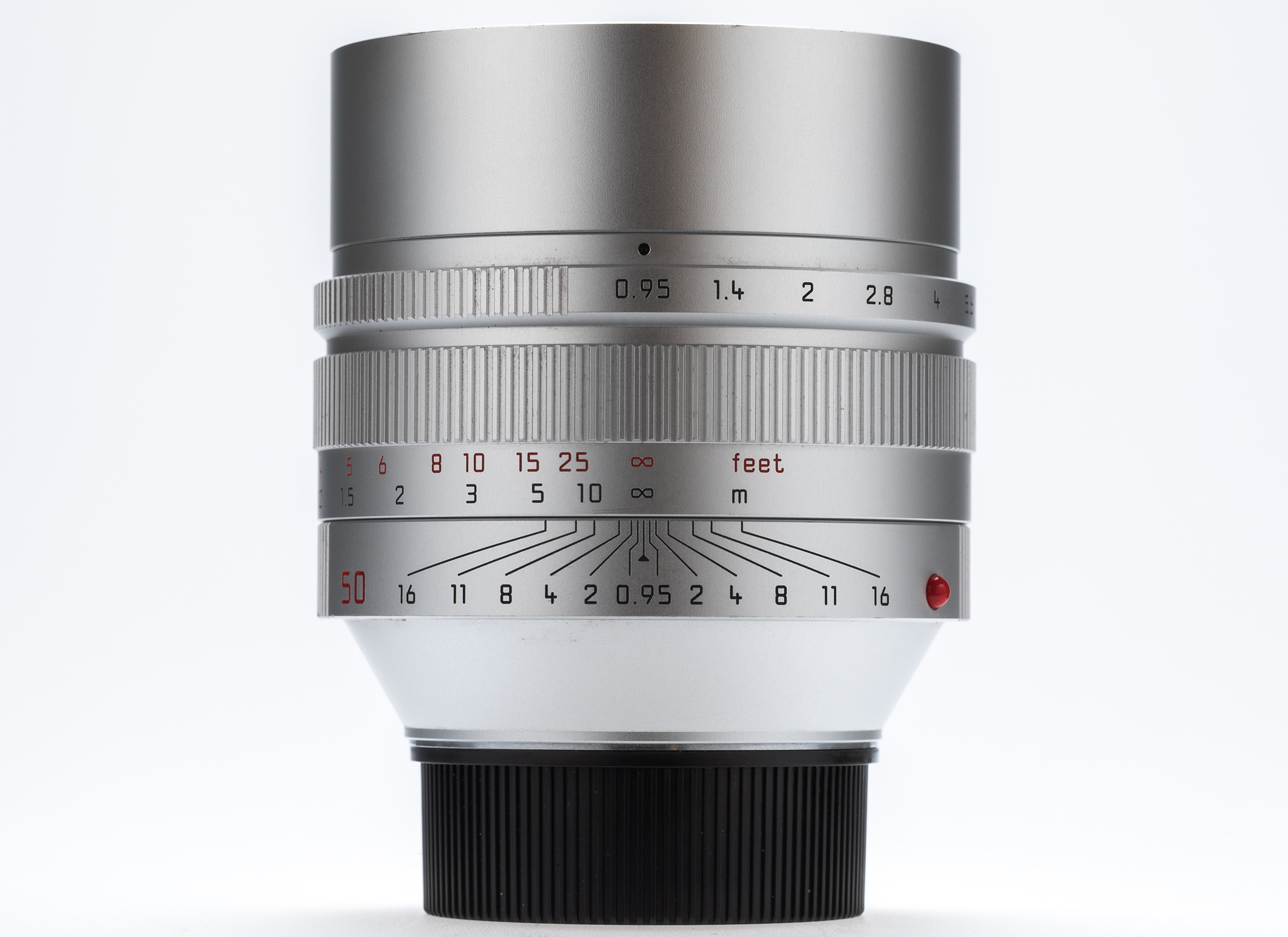 Leica Noctilux-M 1:0.95/50 ASPH., Silver Anodized