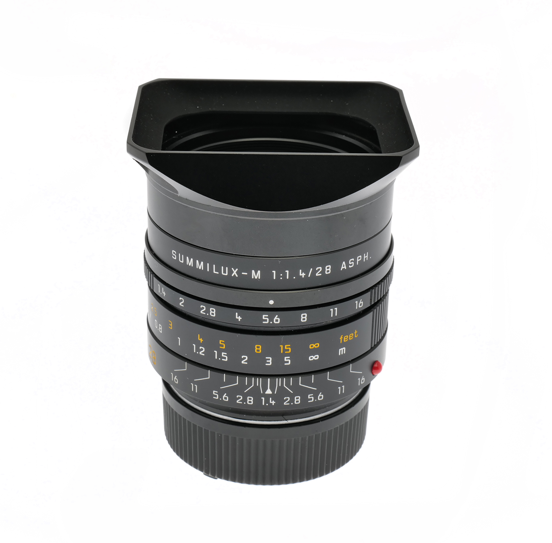 Leica SUMMILUX-M 1.4/28mm ASPH. schwarz elox. Leica SUMMILUX-M 1.4/28mm ASPH. schwarz elox.