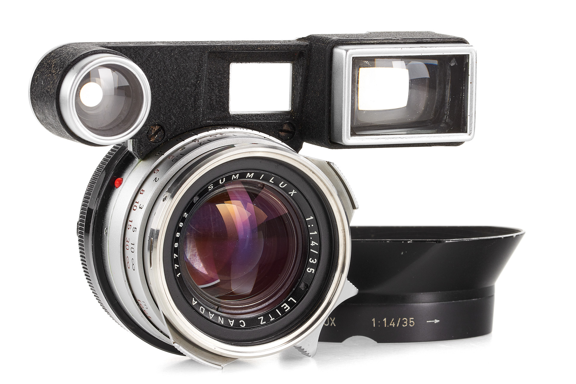 Leica Summilux 1.4/35mm Steel Rim chrome M3