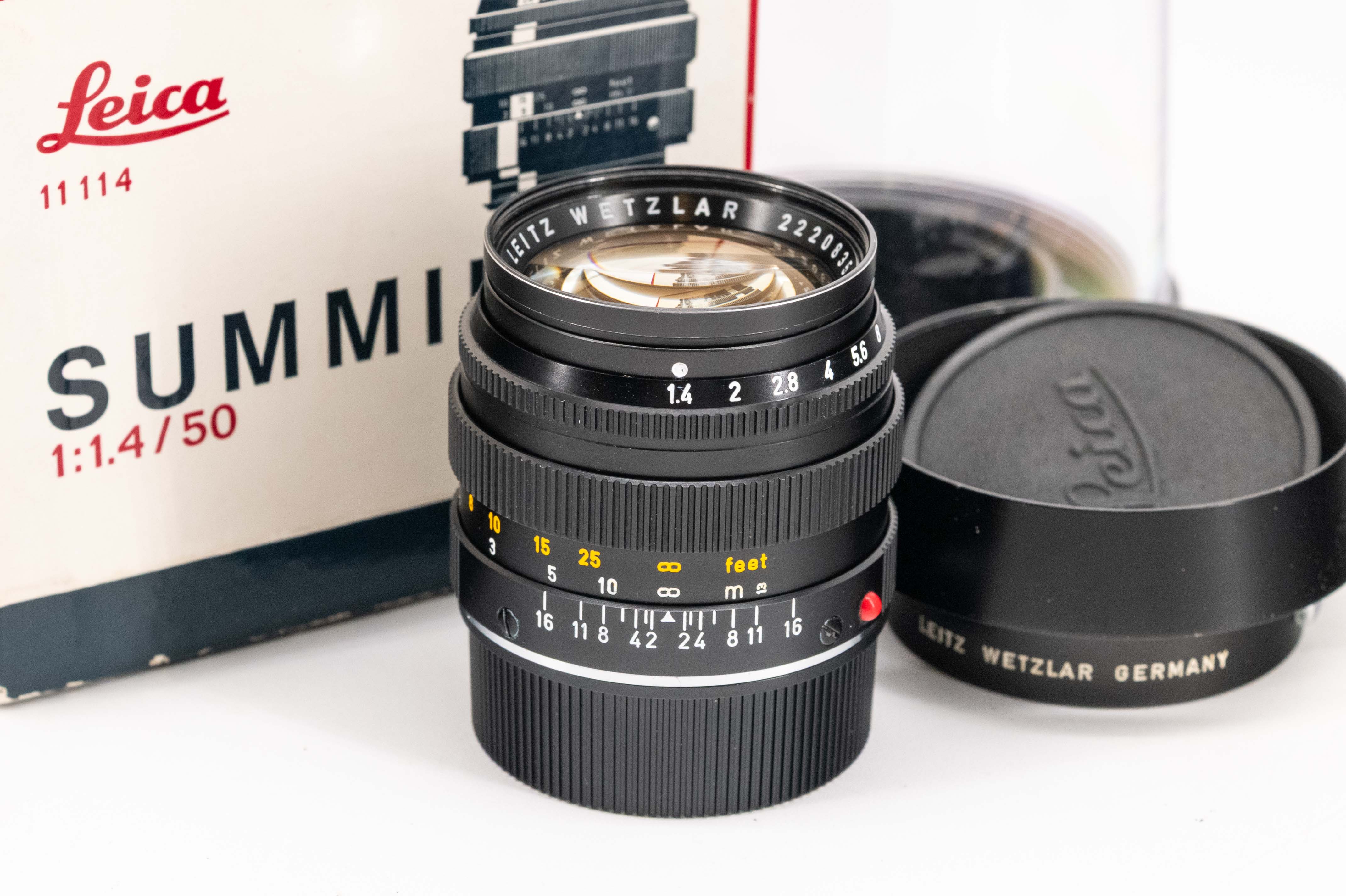 Leica Summilux-M 50 mm f/1,4 nero 11114