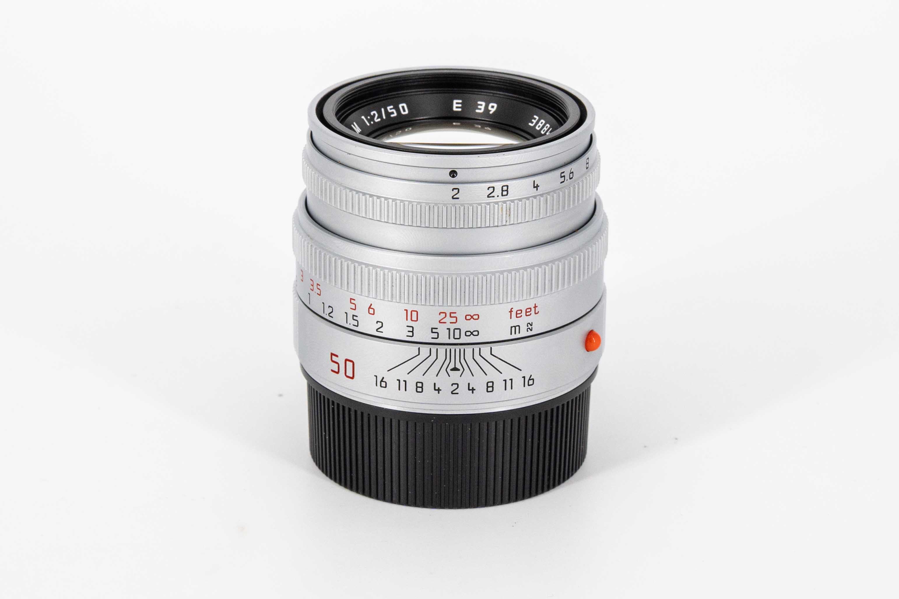 SUMMICRON-M 2/50 mm, silver chrome-plated