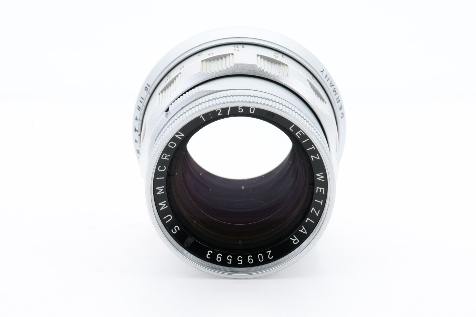 LEICA SUMMICRON-M 2.0/50mm, silver chrome-plated