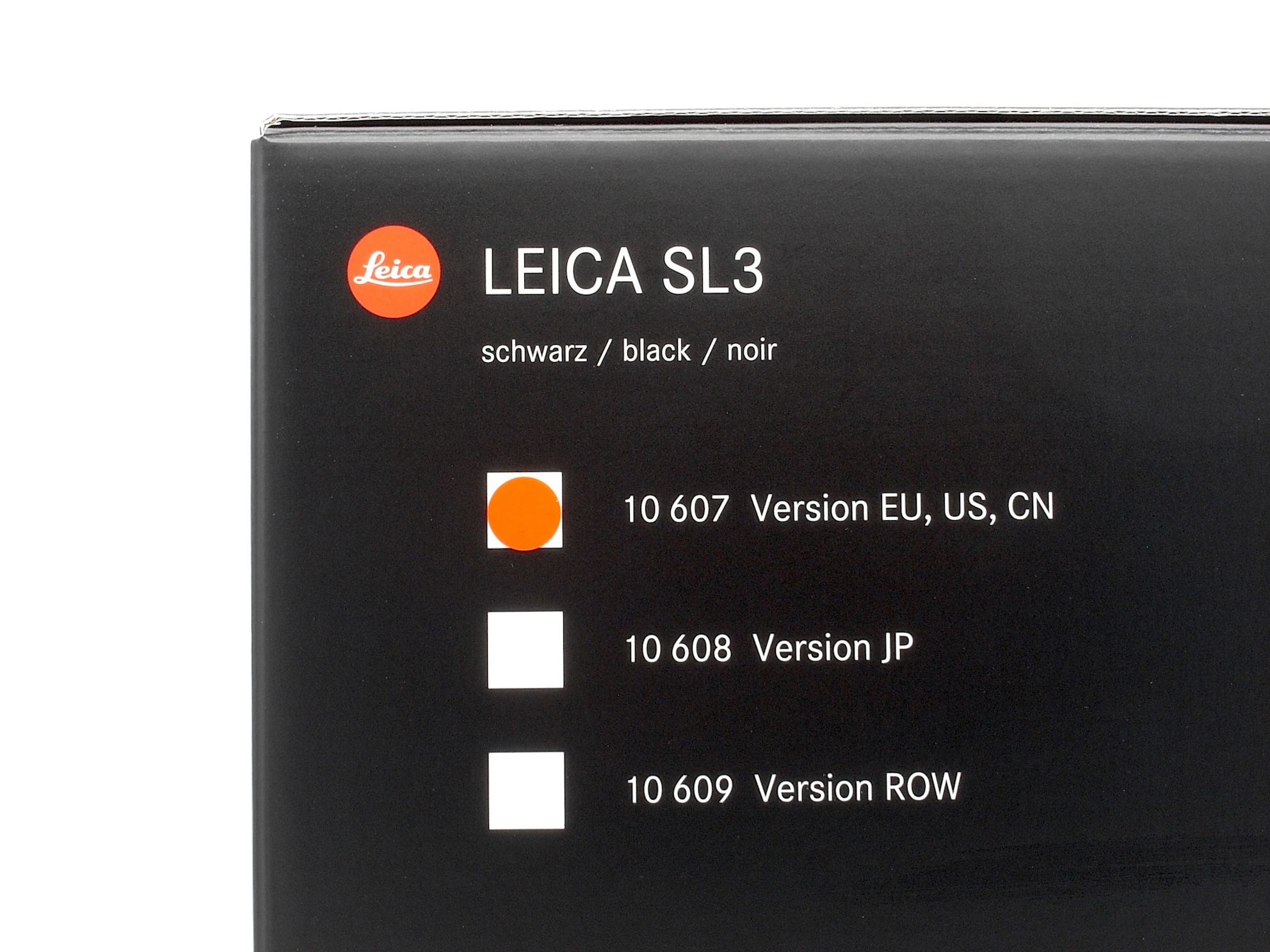 Leica SL3, black
