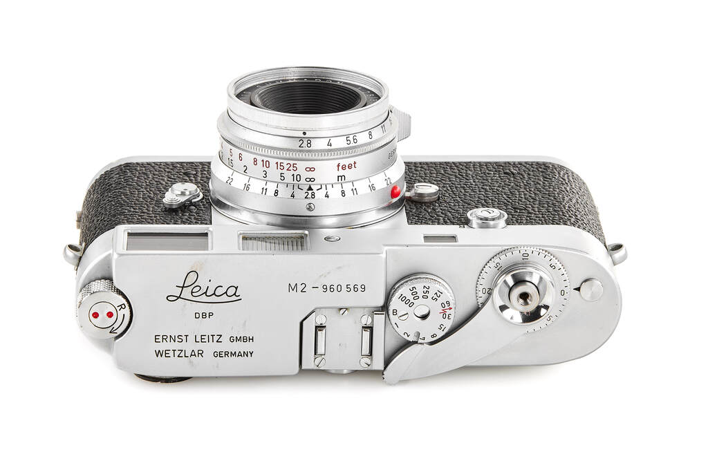 Leica M2 chrome button rewind outfit