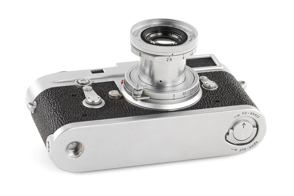 Leica M2 button rewind chrome outfit