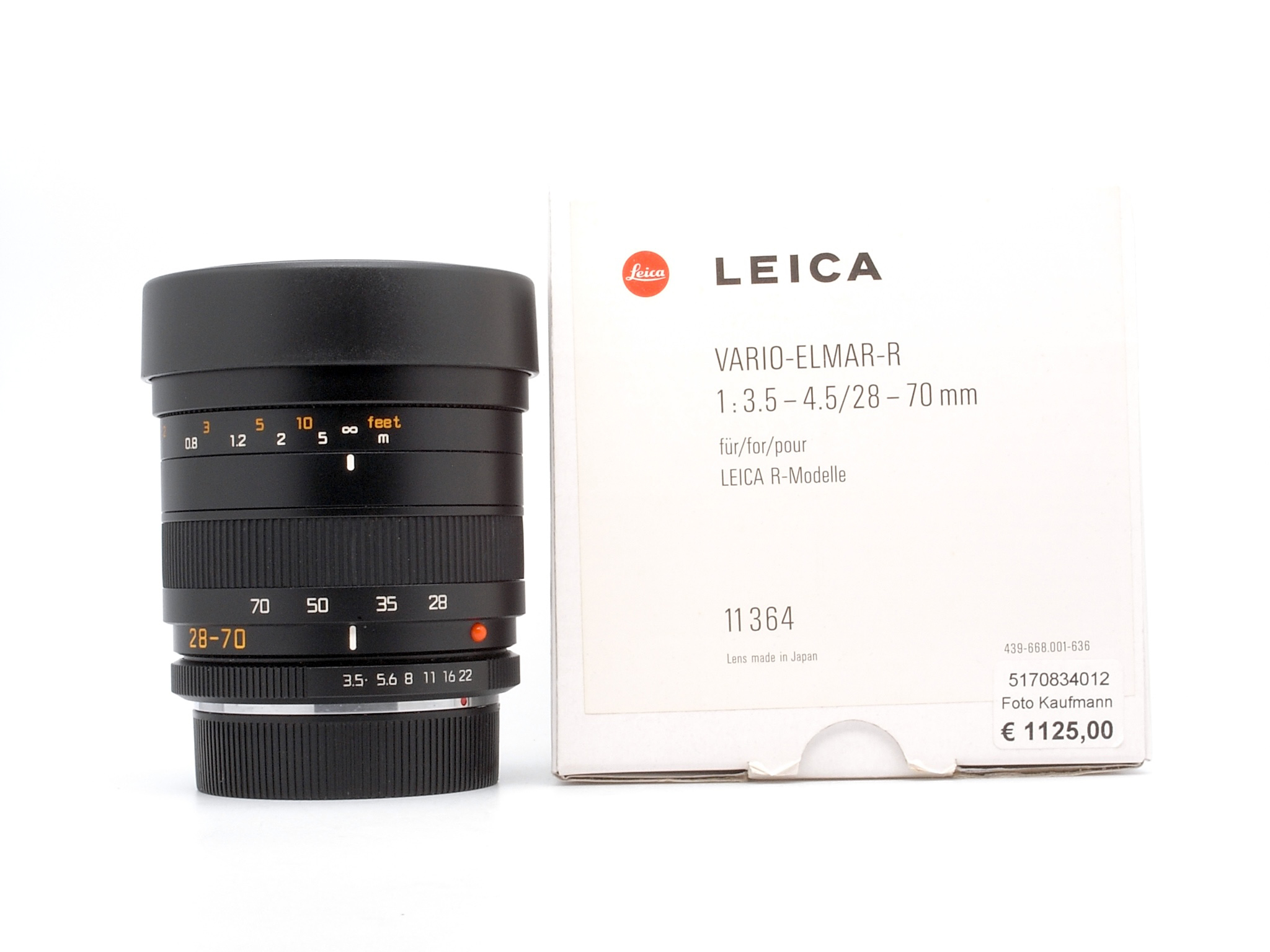 Leica Vario-Elmar-R 3,5-4,5/28-70mm ROM