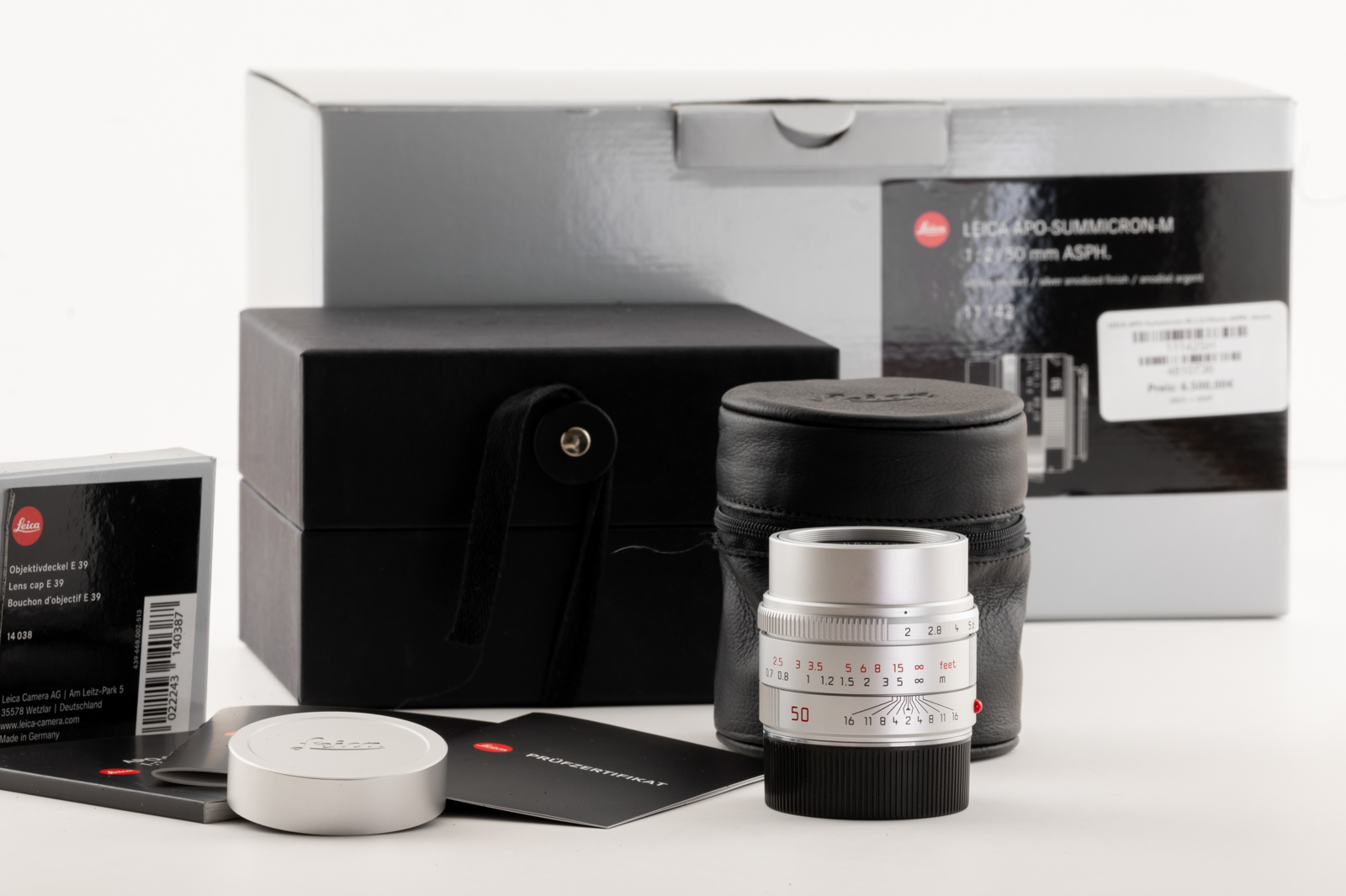 Leica APO-SUMMICRON-M 1:2/50 ASPH. silver