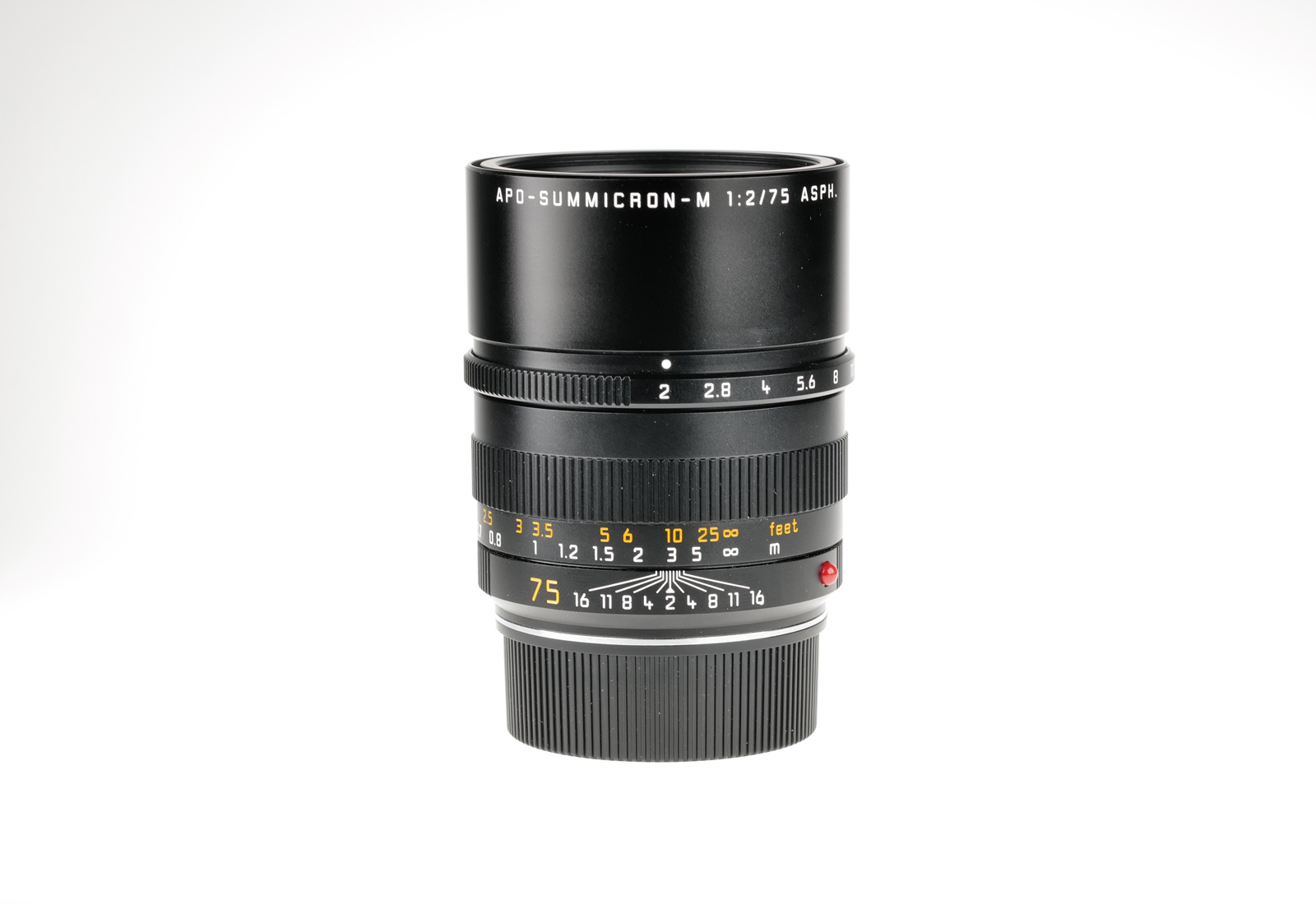 Leica APO-Summicron-M 1:2/75mm ASPH., black 11637