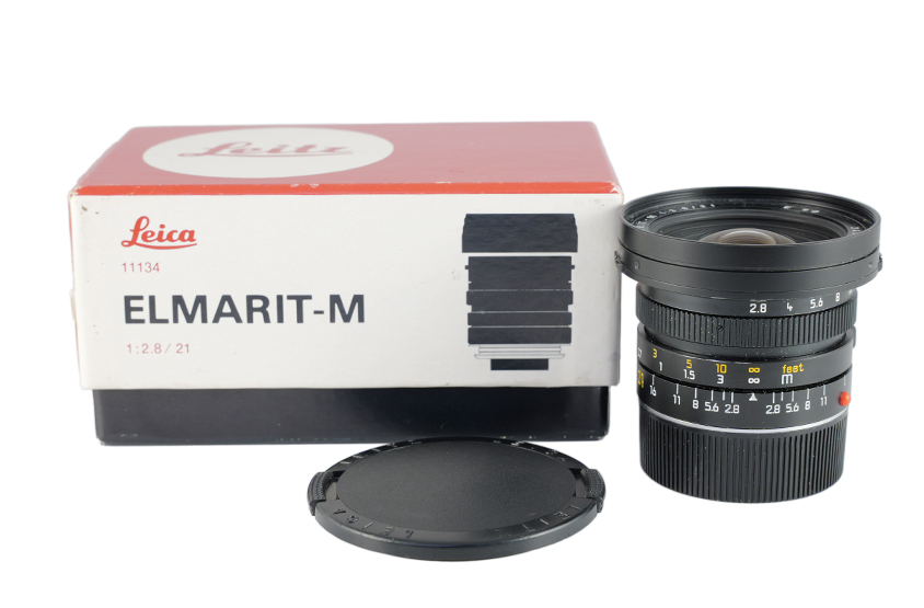 LEITZ ELMARIT-M 1:2.8/21, black anodized 11135 (11134)