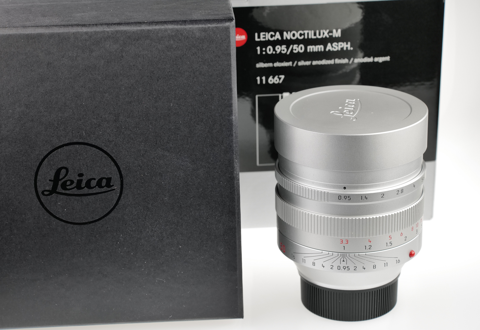 Leica Noctilux-M 0.95/50mm ASPH., silver 11667