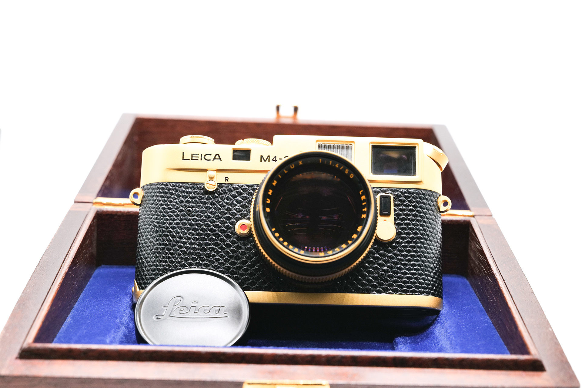 Leica M4-2 gold con Summilux 50mm 1.4 Gold 10420