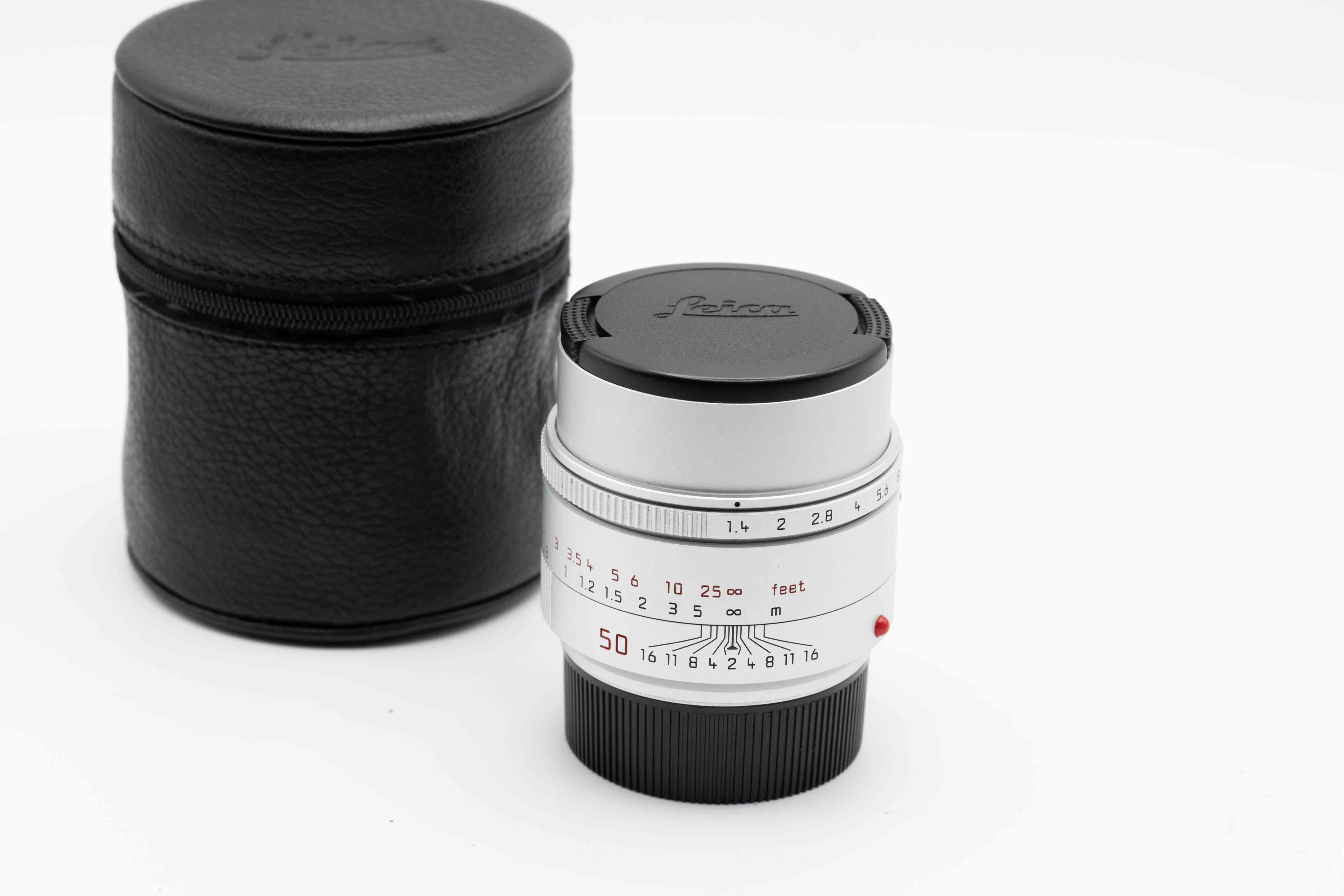 SUMMILUX-M 1:1.4/50 ASPH., silbern elox.