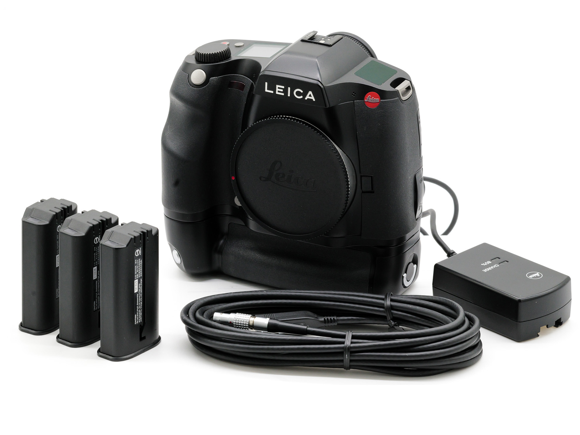 Leica S3 + Handgrip + 4 batteries + USB 3.0 Cable S (10827)