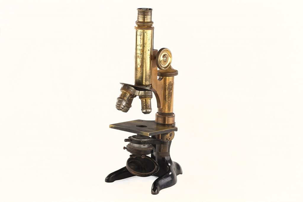 Leica Leitz Brass Microscope