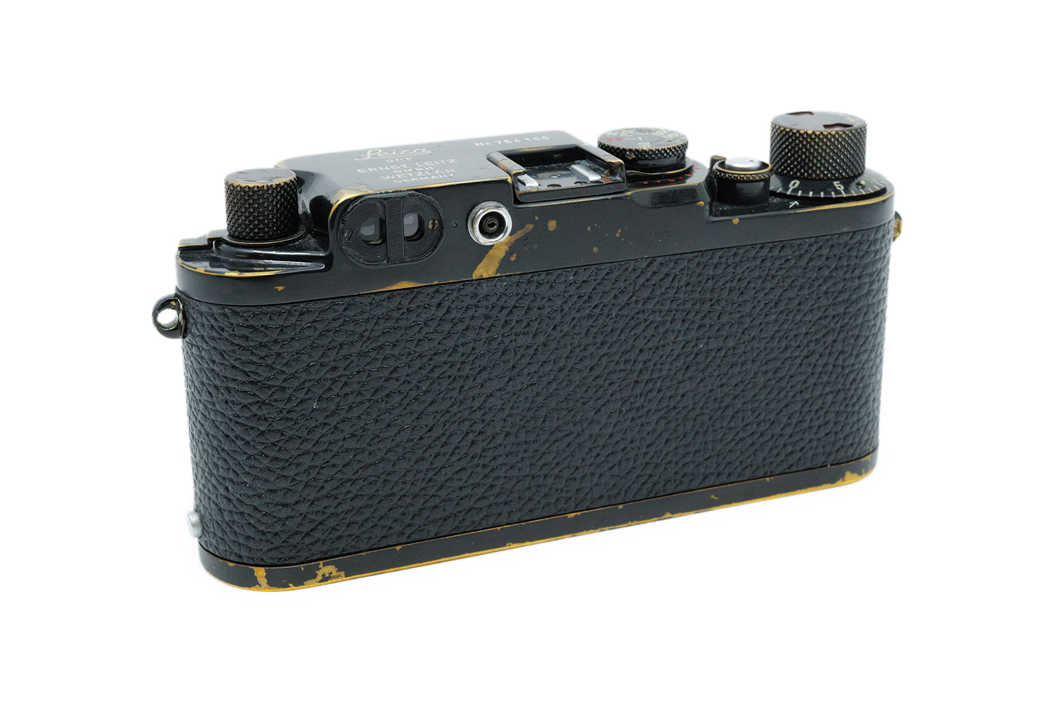 Leica IIIf Blackpaint + Elmar 50 Blackpaint (repaint)