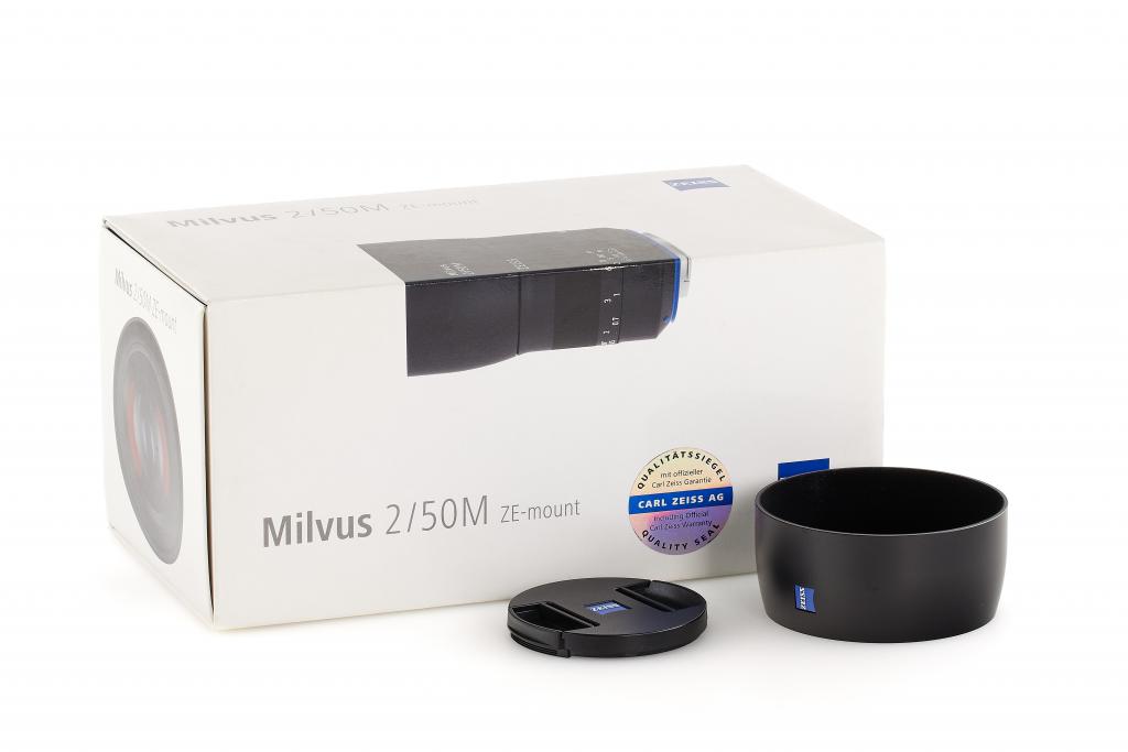 Zeiss Milvus 1:2.0/50mm Makro f. Canon (inkl. Sonnenblende) Zeiss Milvus 1:2.0/50mm Makro f. Canon (inkl. Sonnenblende)