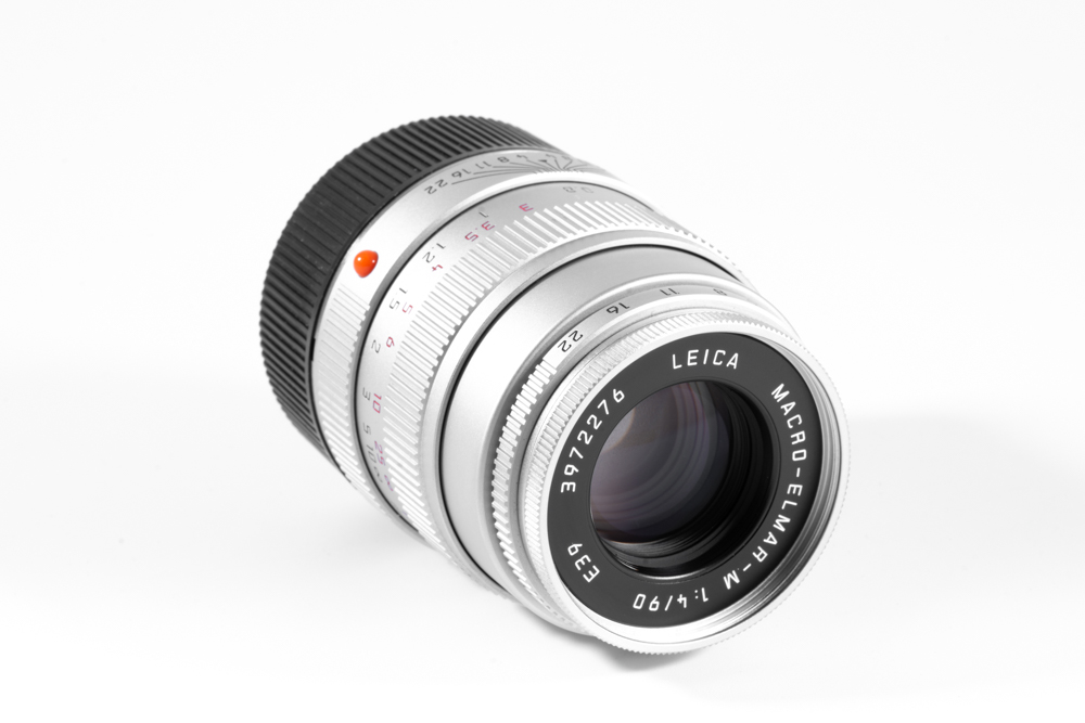 LEICA MACRO-ELMAR-M1:4/90mm,silbern verchromt