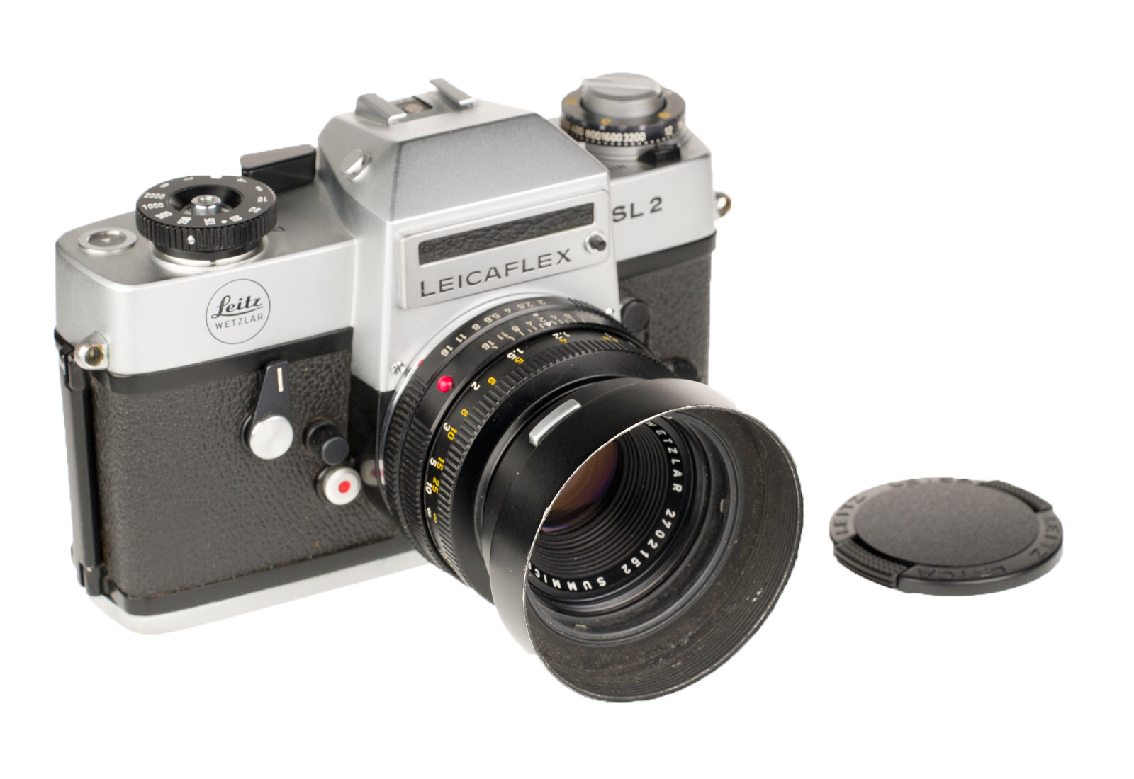 Leicaflex SL2, silbern verchromt + Summicron-R 1:2/50mm