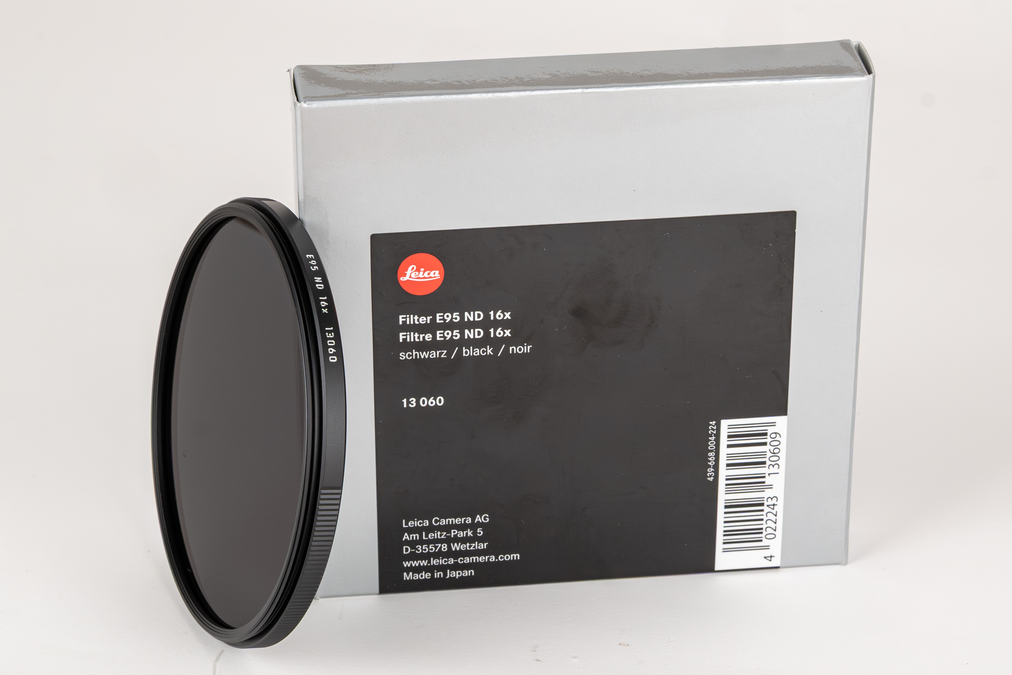 Leica ND Filter 16x E95 black