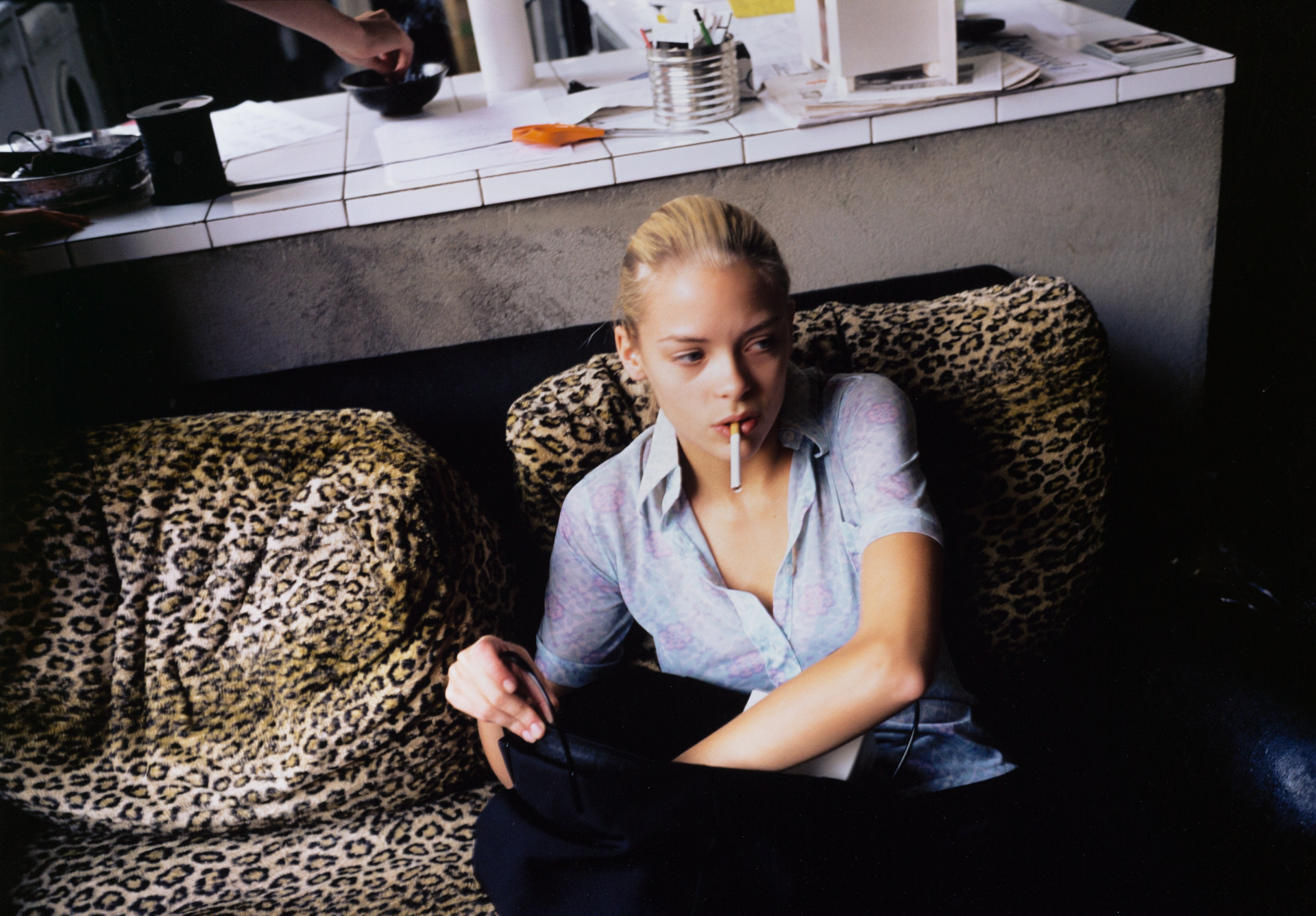 James King smoking (from 'James King: Supermodel'), 1995 *
