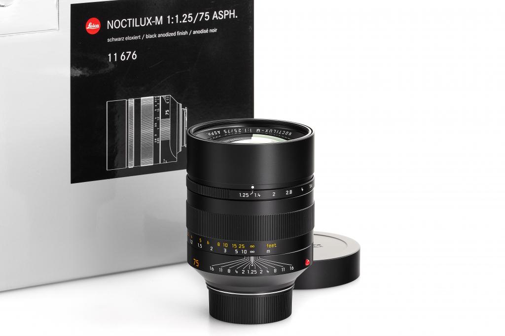 In Wetzlar - Leica Noctilux 11676 1,25/75mm 6-bit - like new with full guarantee