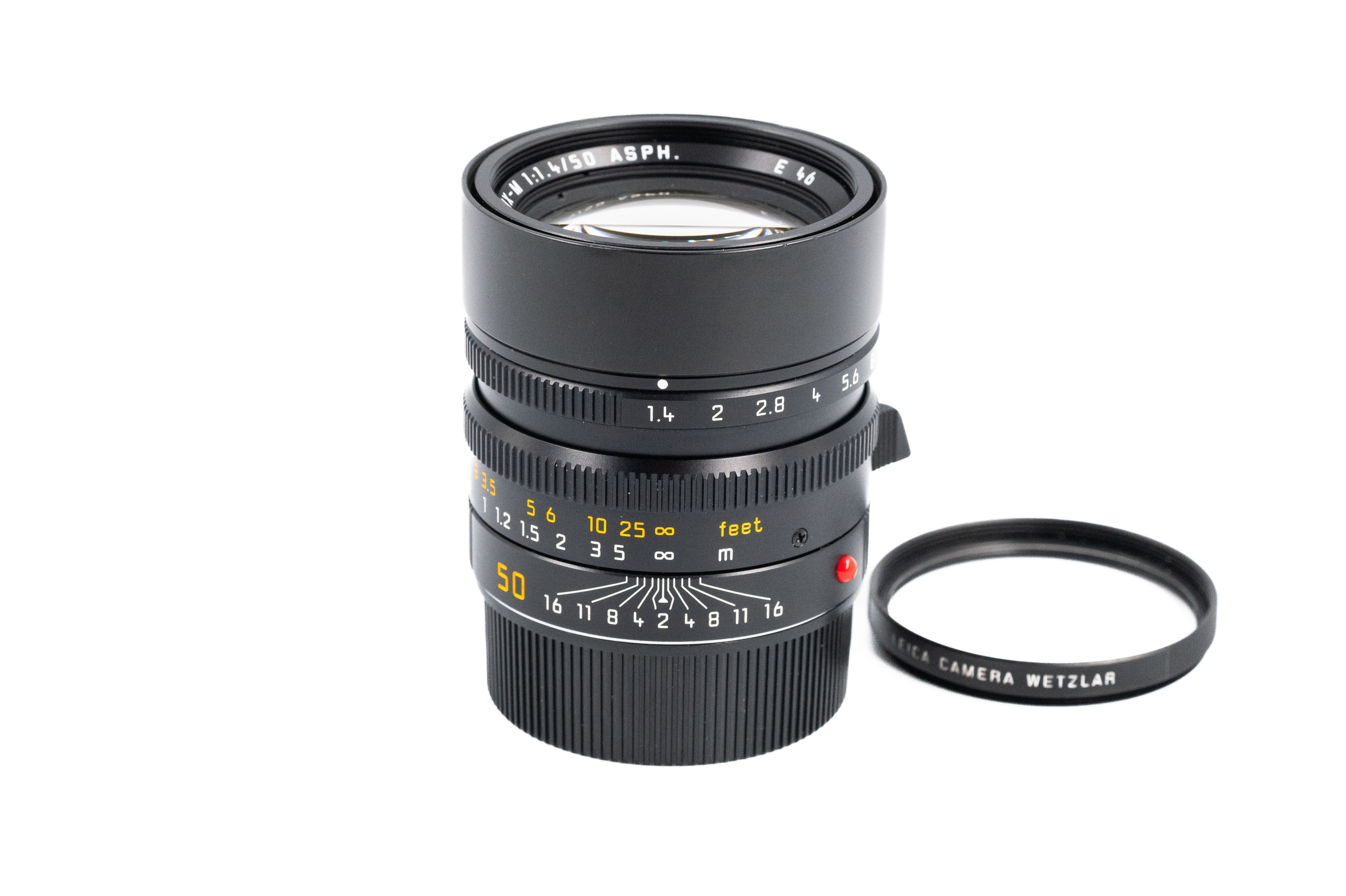 Leica Summilux-M 50mm f/1.4 ASPH Black Anodised 11891