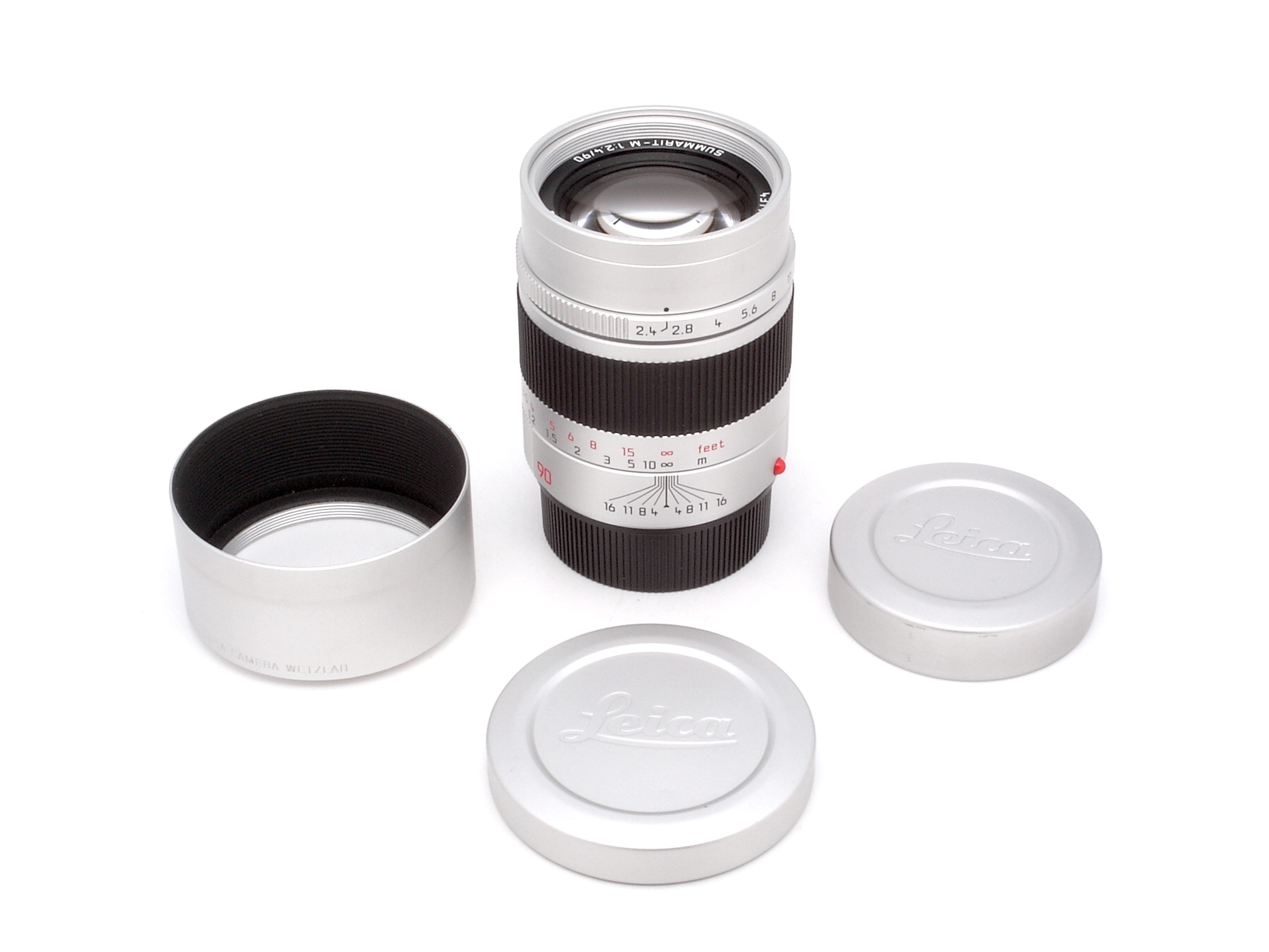 Leica Summarit-M 2.4/90mm silver 6Bit