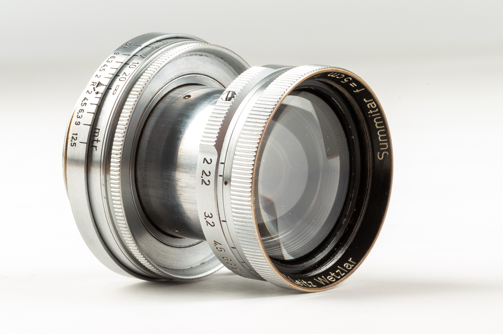 Leitz Summitar 1:2/50mm M39 LTM silber 