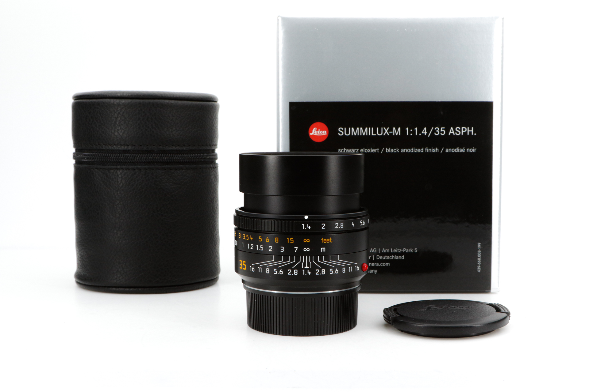 LEICA Summilux-M 1.4/35mm ASPH. 6BIT black anodized finish