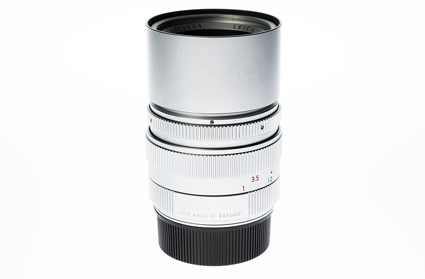 Leica ELMARIT-M 1:2.8/90 mm, silver chrome plated