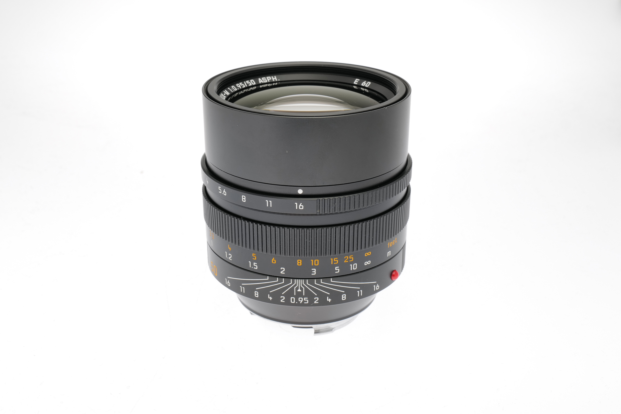 Leica NOCTILUX-M 0.95/50mm ASPH., schwarz. Leica NOCTILUX-M 0.95/50mm ASPH., schwarz.