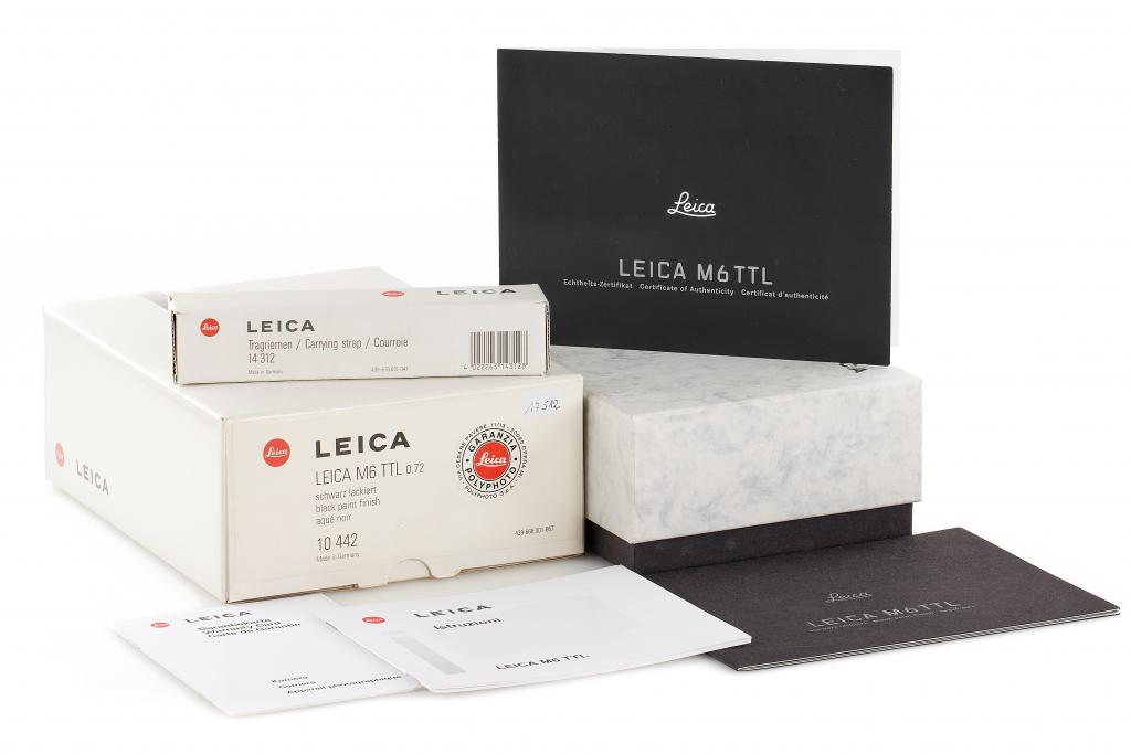 Leica M6 TTL black paint Millennium 10442 Leica M6 TTL black paint Millennium 10442