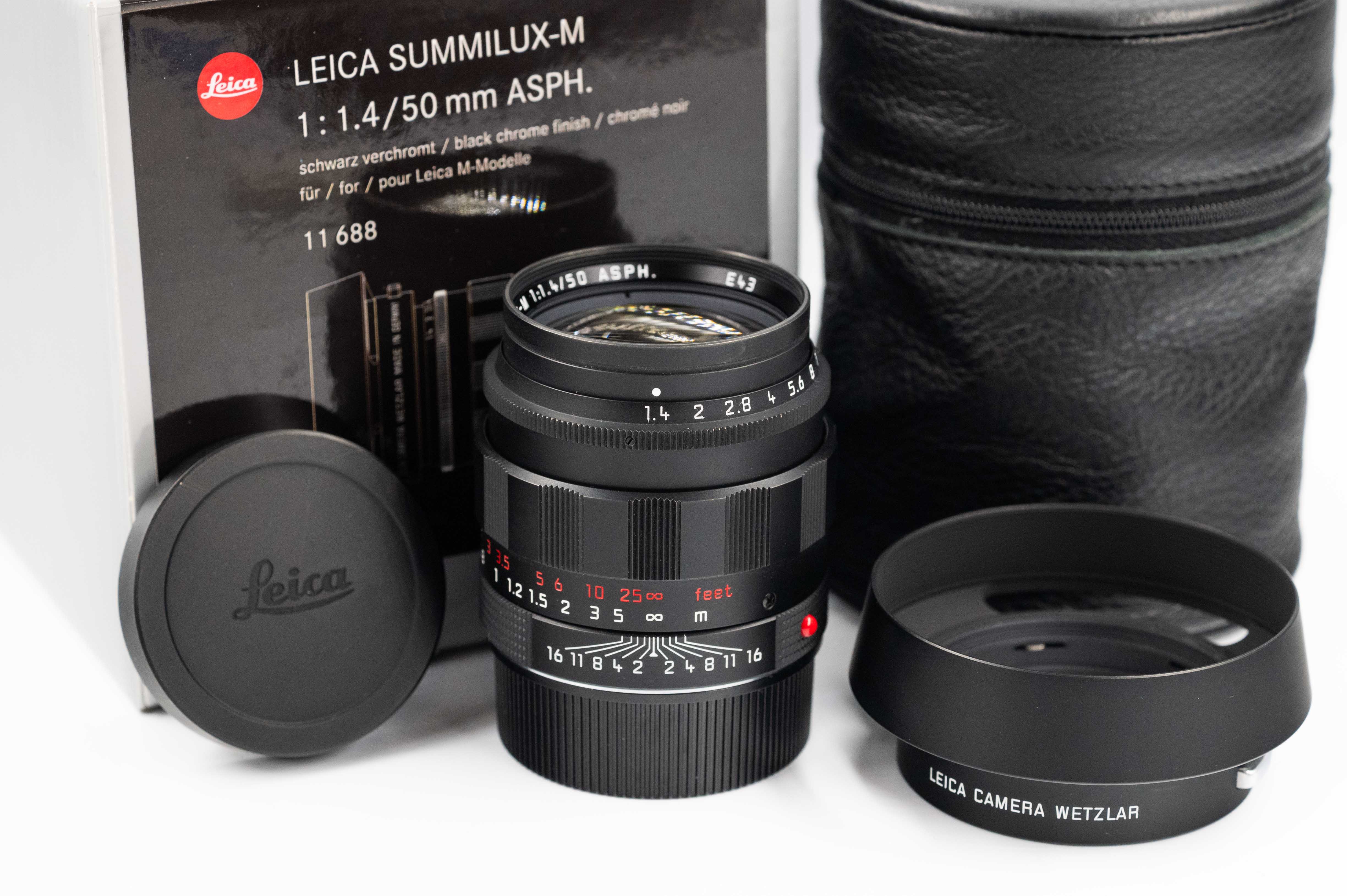 Leica Summilux-M 50mm f/1.4 ASPH Black Chrome 11688