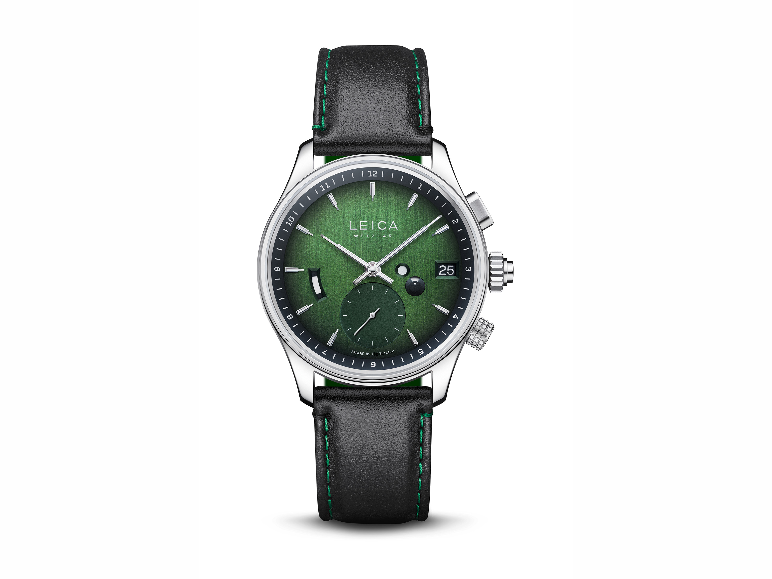 Leica ZM1 Urban Green with calfskin strap