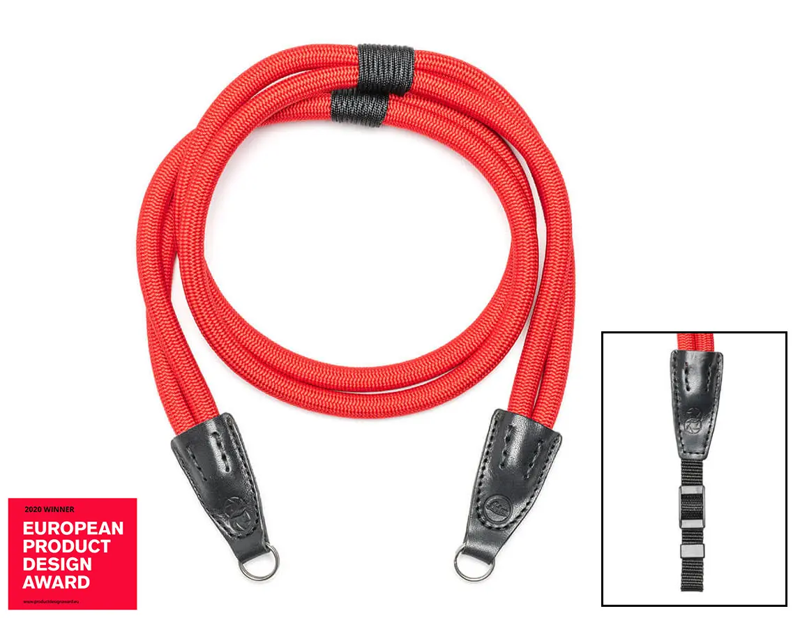 Leica Double Rope Strap created by COOPH, red, 100 cm