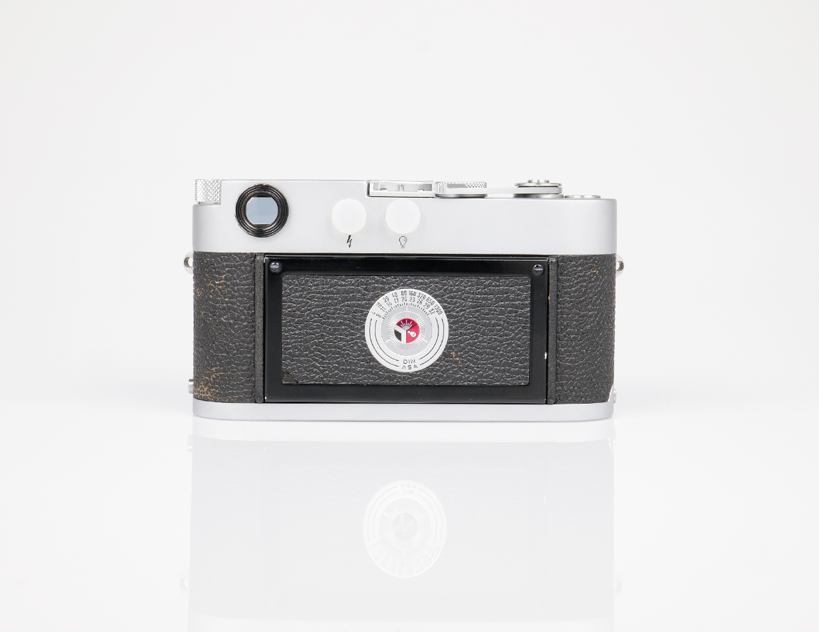 Leica M3 silver chromed with Elmar-M 1:2.8/50 collapsible