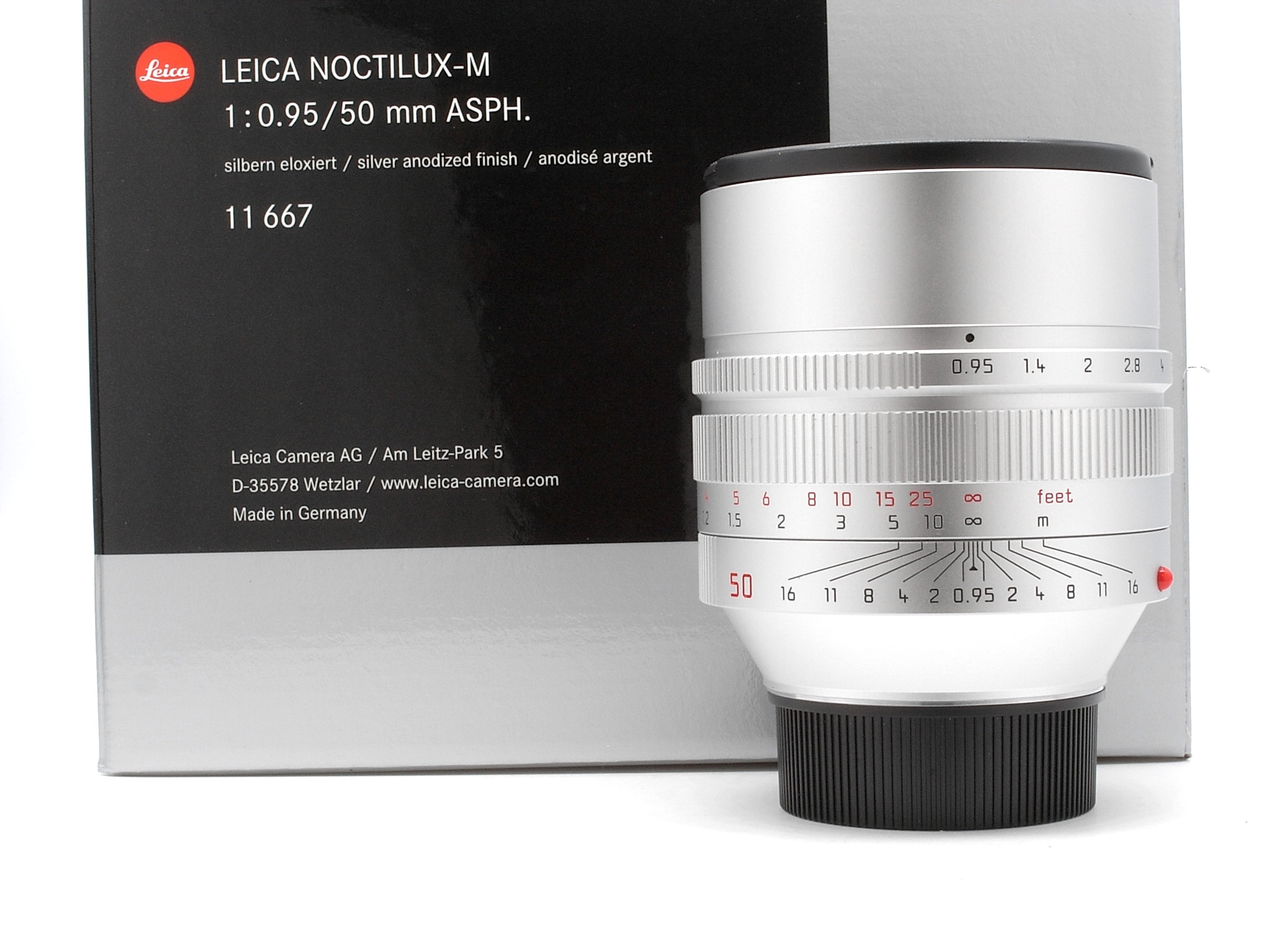 Leica Noctilux-M 1:0.95/50mm silver 6Bit