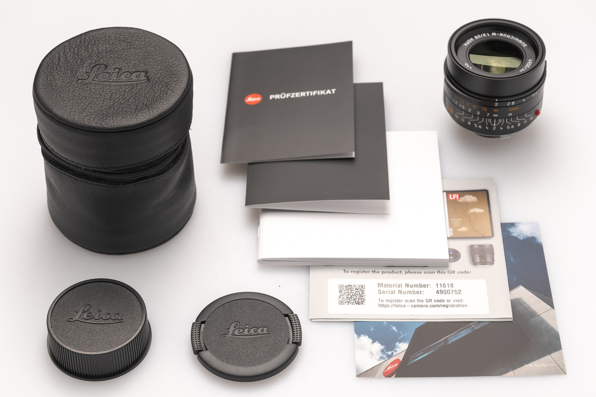 Leica 28mm Summicron-M f/2 ASPH., Black Anodized