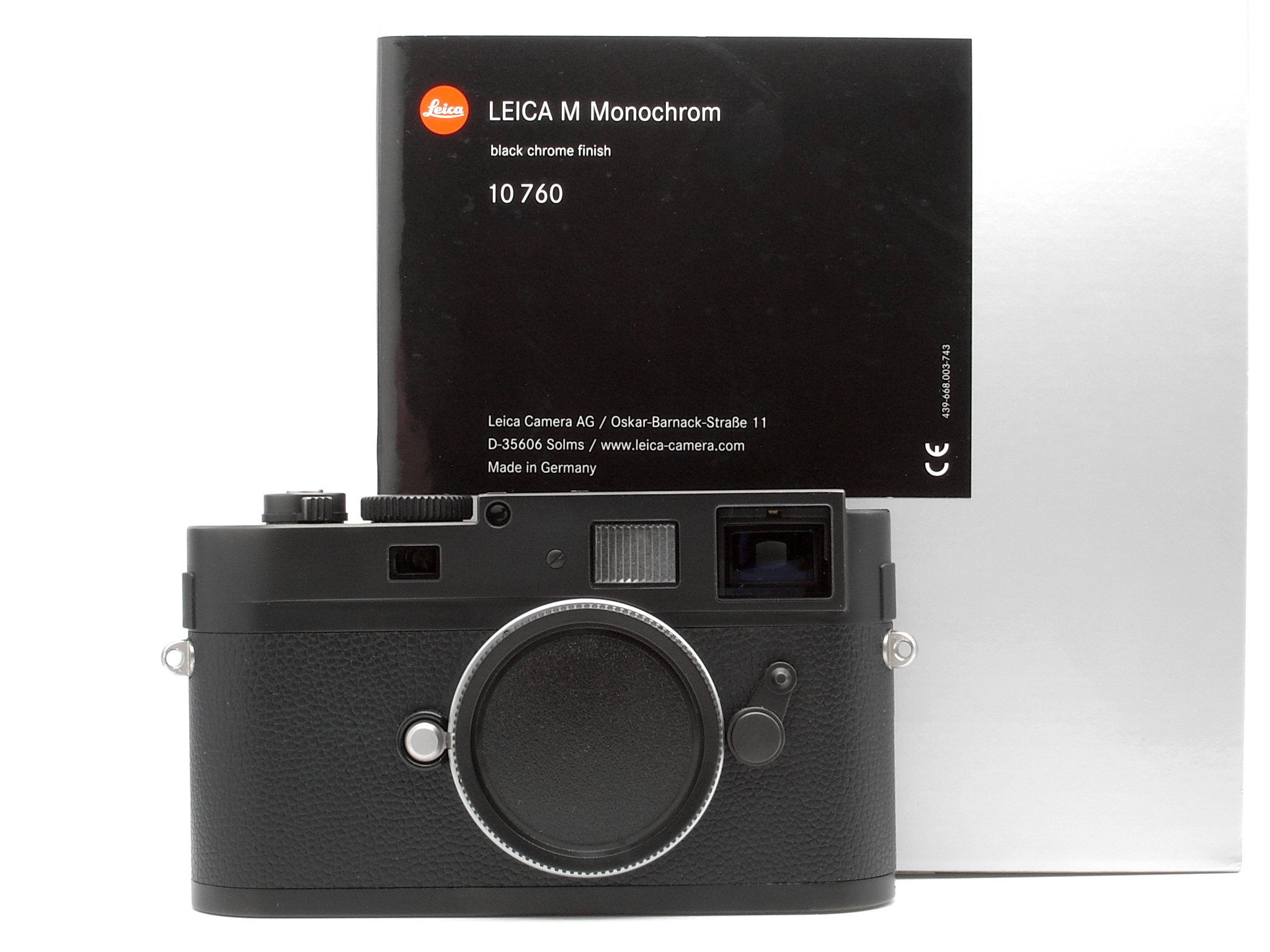 Leica M Monochrom schwarz verchromt