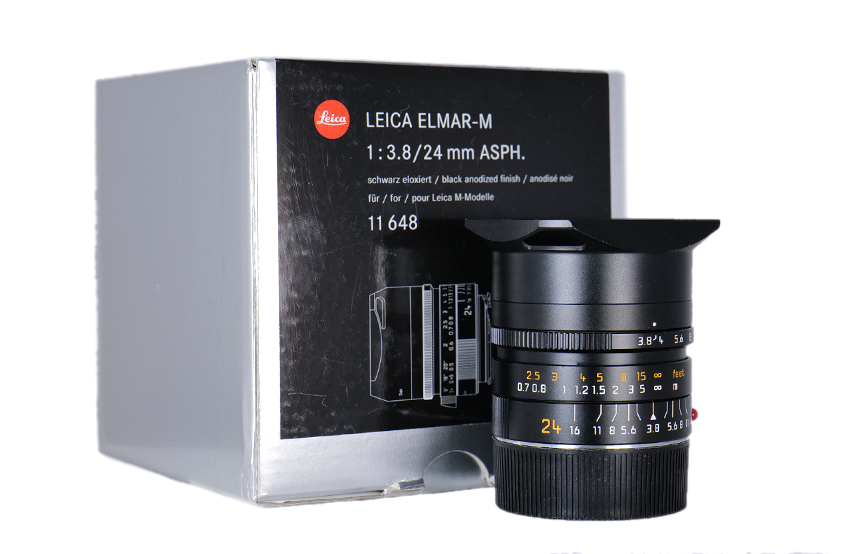 LEICA ELMAR-M 3.8/24mm ASPH., black anodized 11648