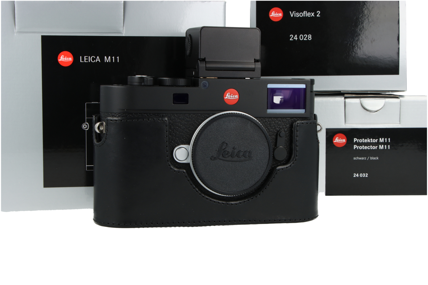 Leica M11 Black Chrome Kit + Visoflex 2 + M11 Protector (20200)