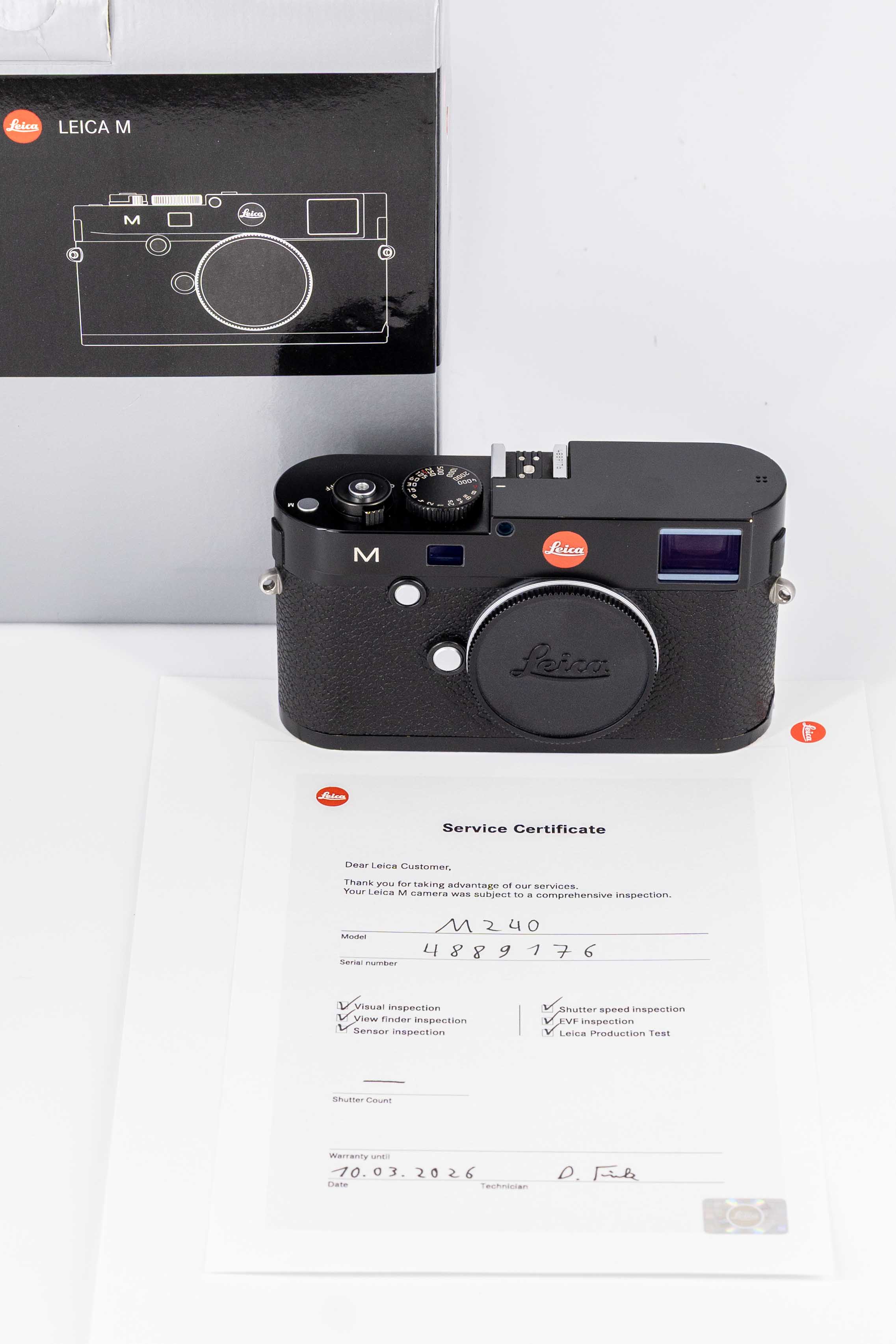 M (type 240), painted black