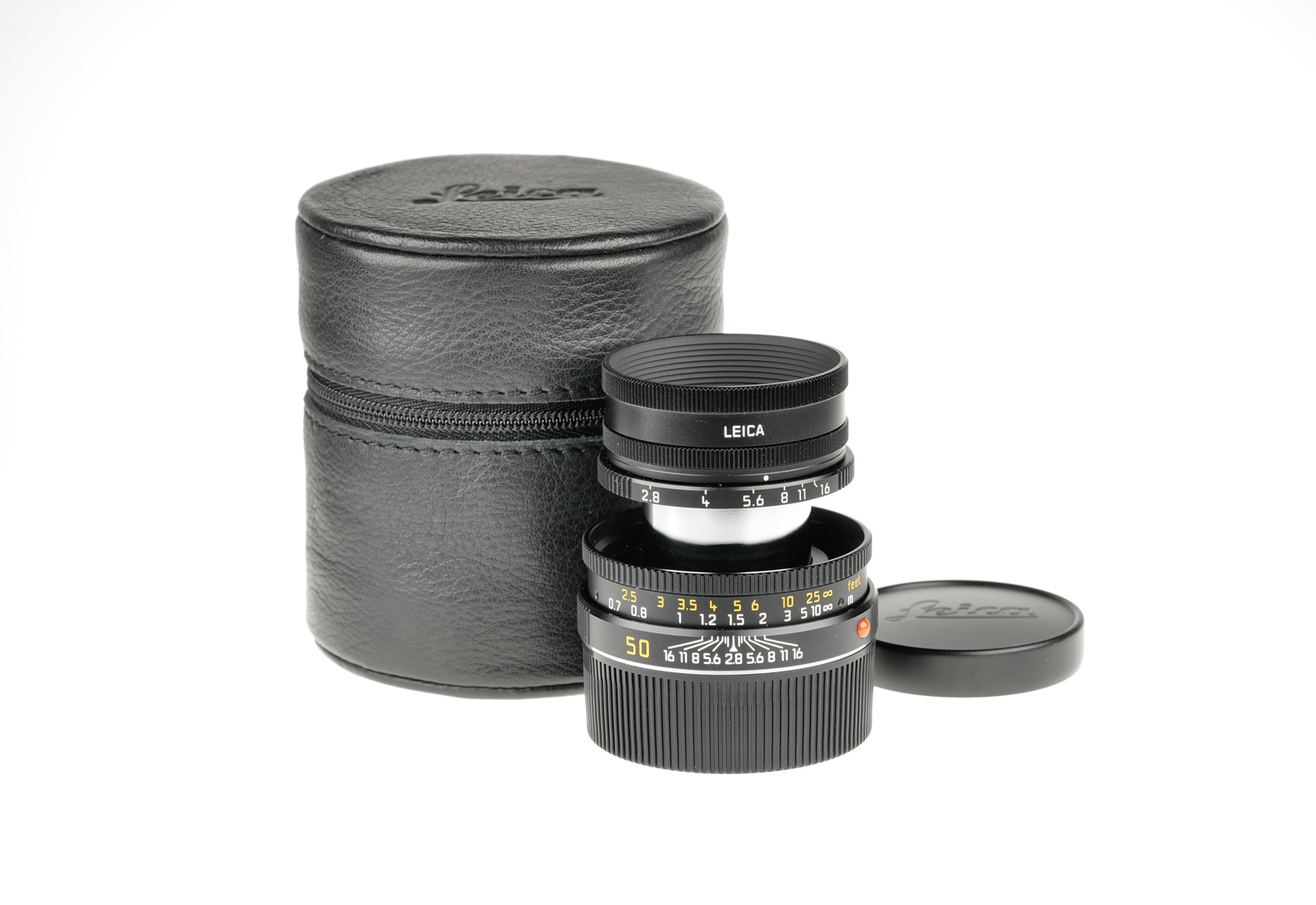 Leica ELMAR-M 2.8/50mm, schwarz,versenkbar 11831