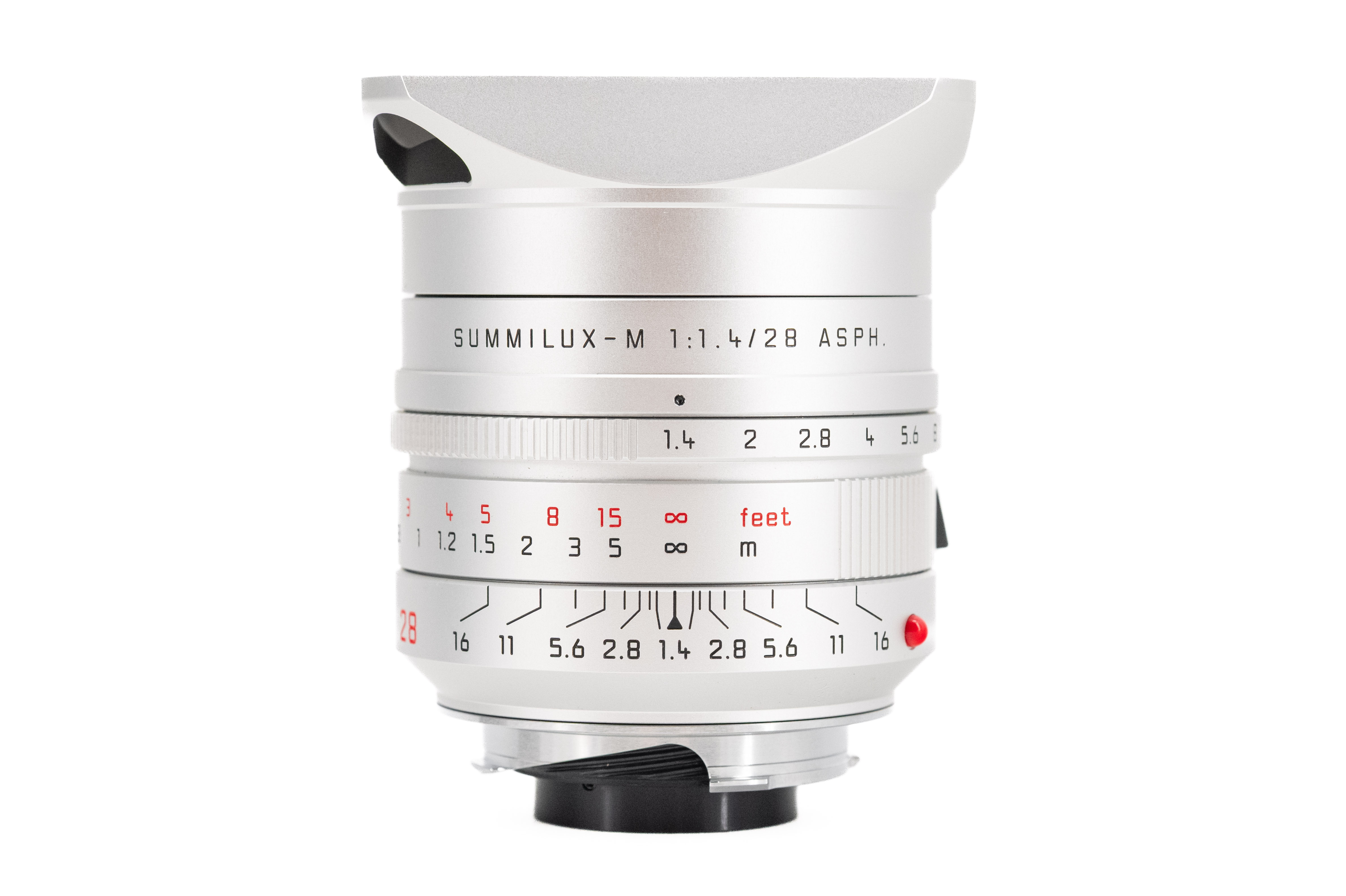 Leica Summilux-M 28mm f/1.4 ASPH Silver Anodised 11911