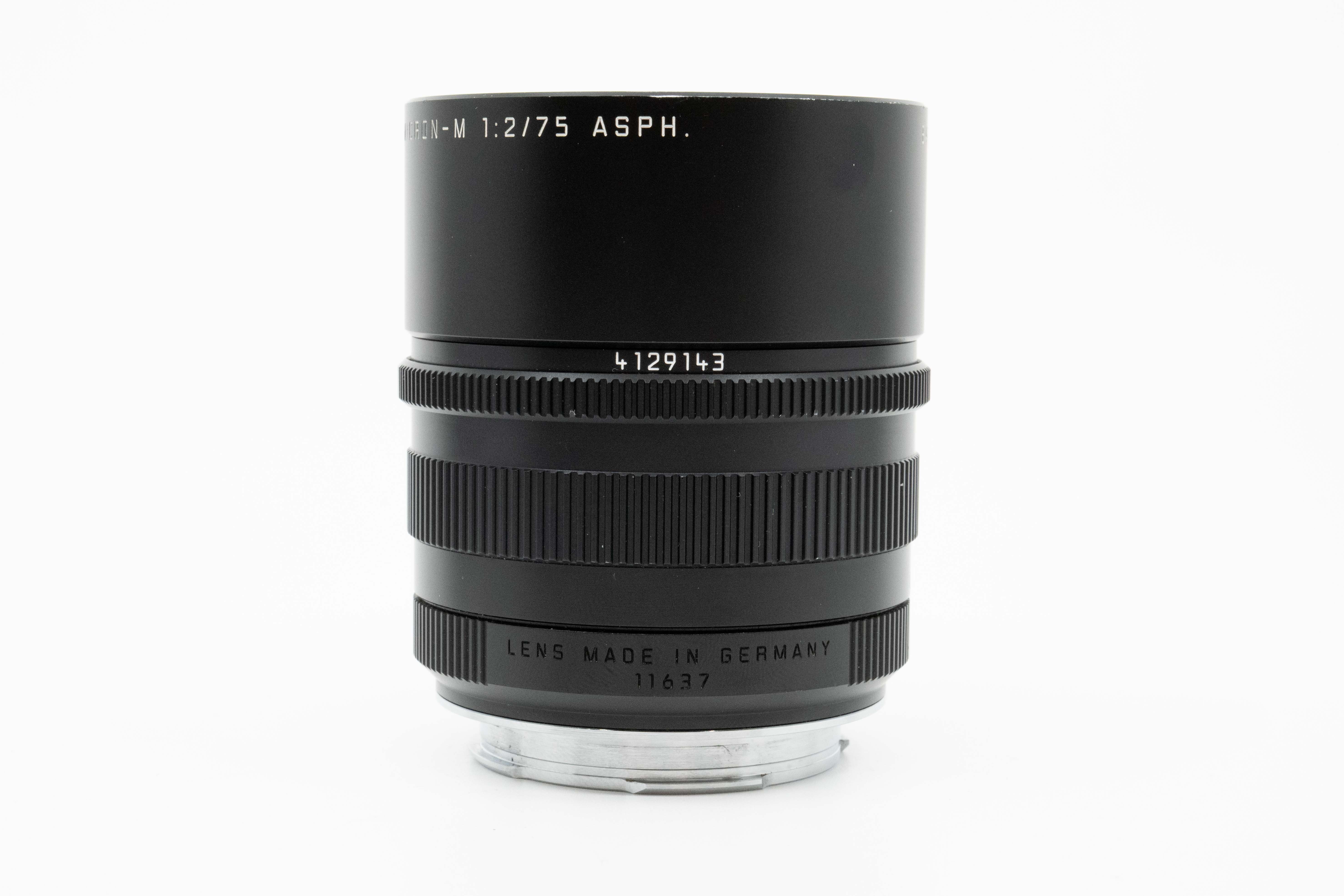 Leica APO-SUMMICRON-M 2/75 ASPH. black