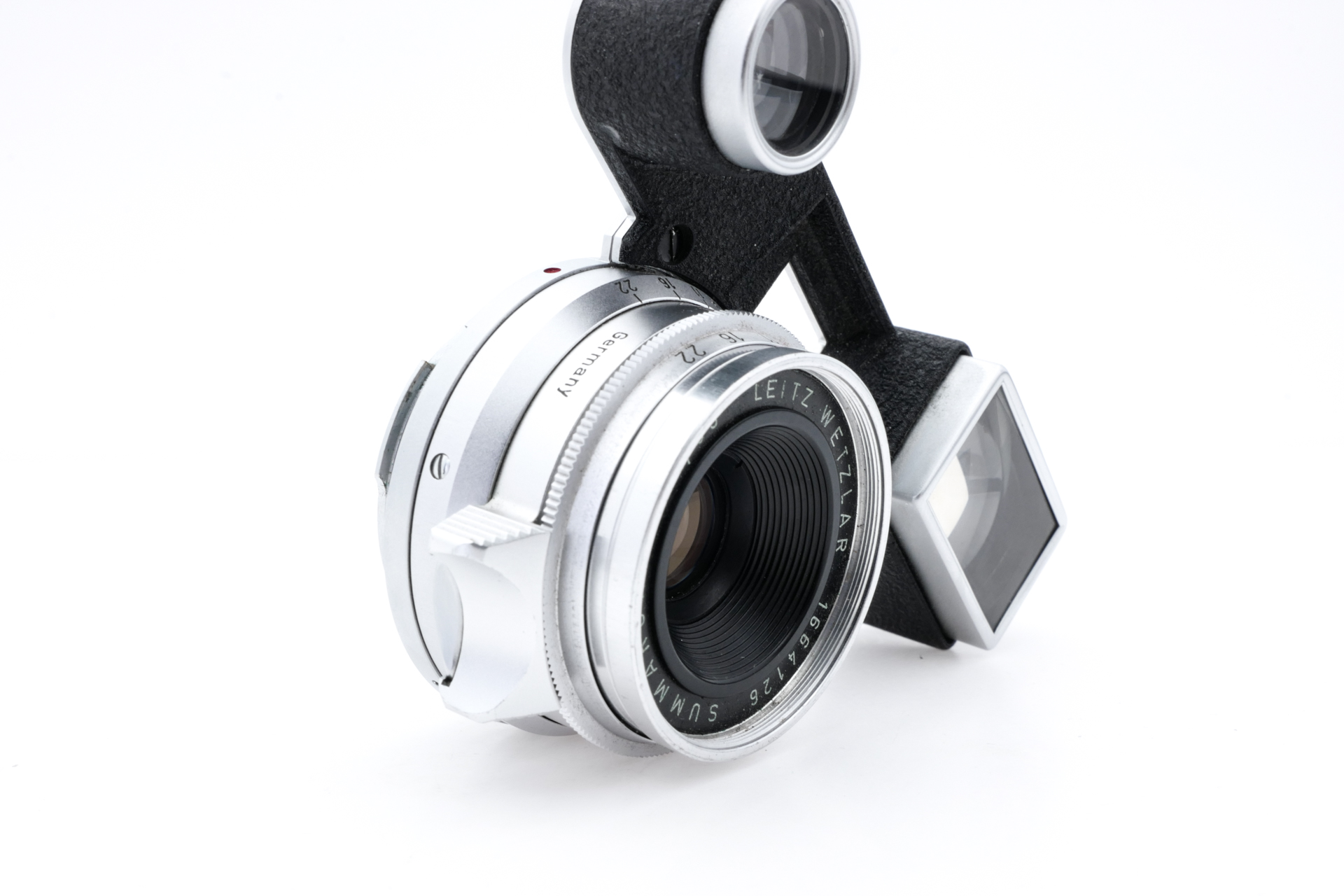 Leica Summaron-M 2.8/35mm with viewfinder glasses for M3