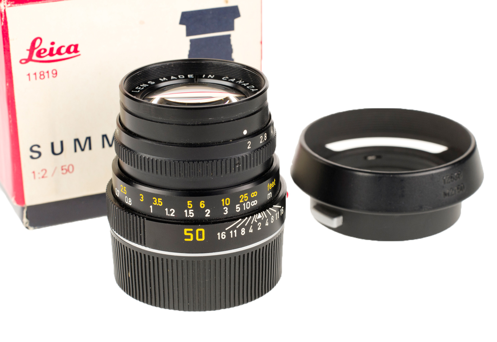 Leica Summicron-M 1:2/50mm, schwarz 11819