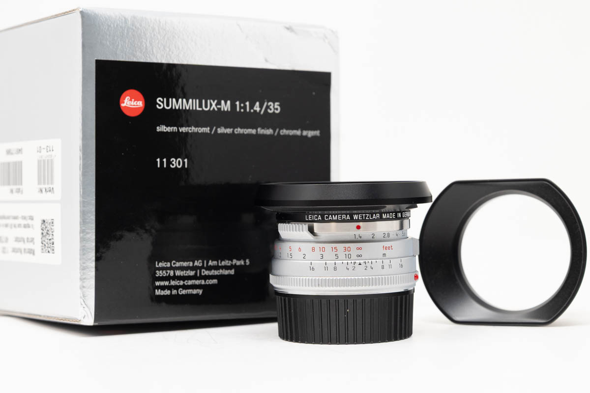 Leica SUMMILUX-M 1:1.4/35, silbern verchromt