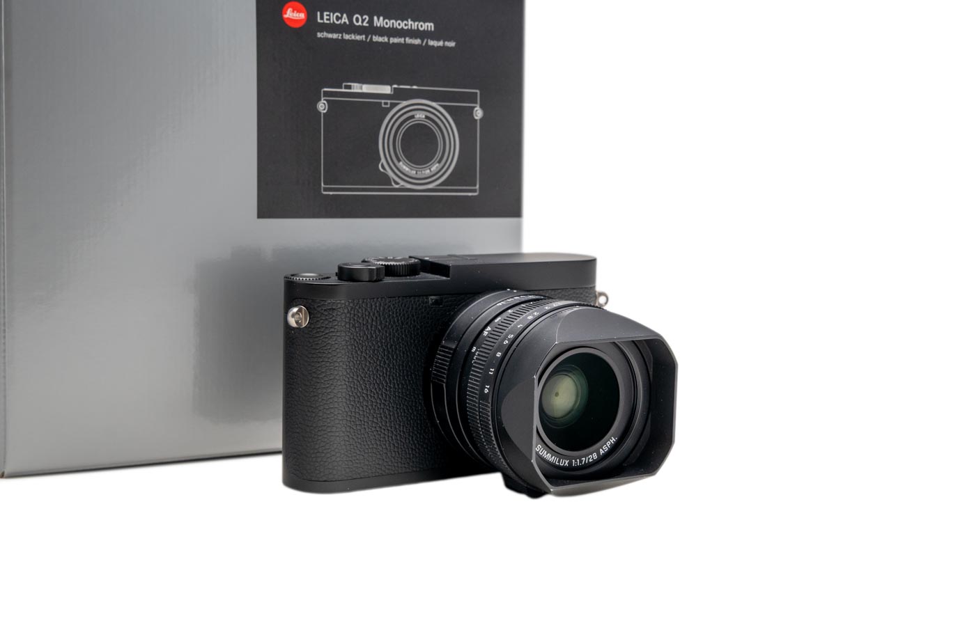 Leica Q2 Monochrom, black, Vers. EU/US/JP - 19055